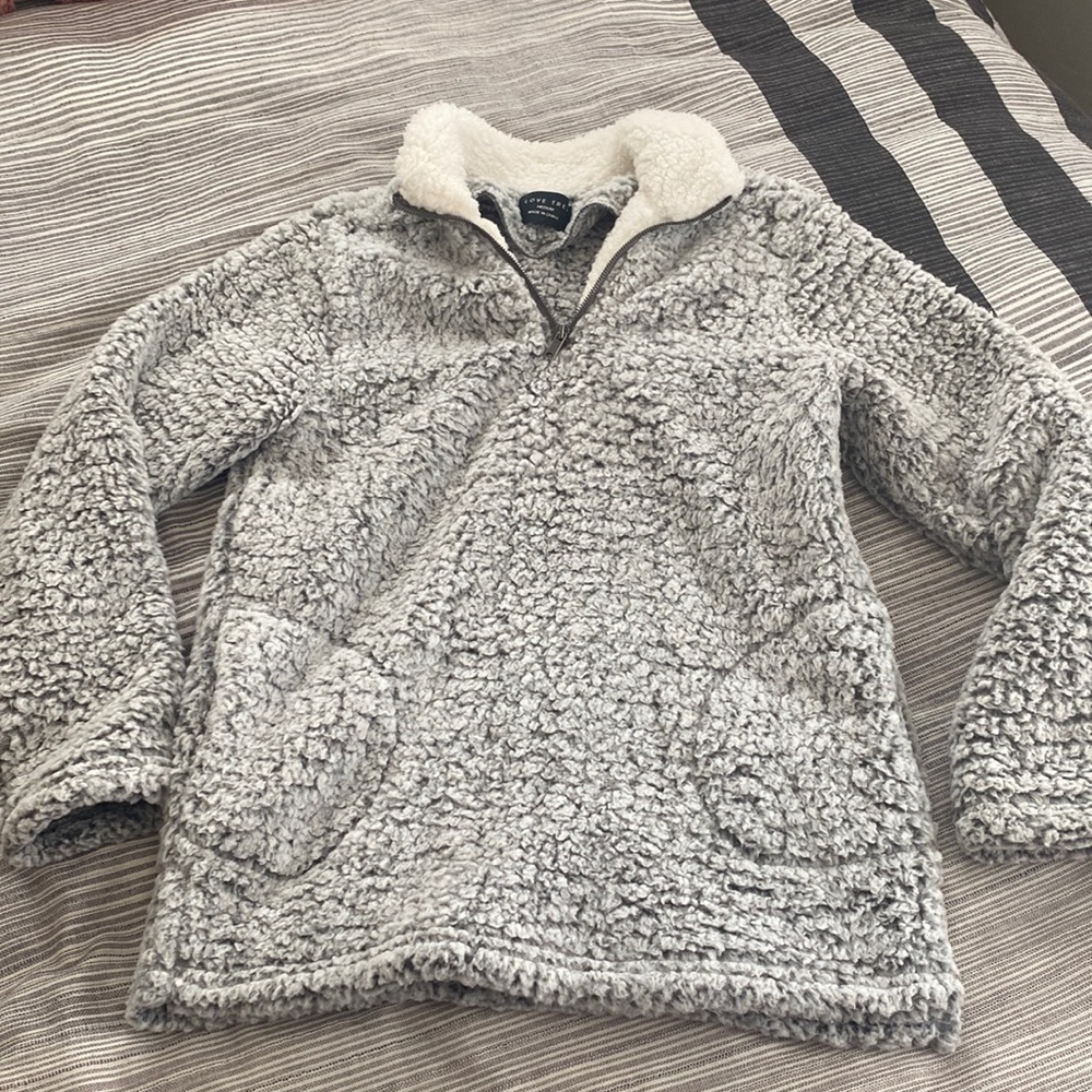 Sherpa Half Zip Pullover